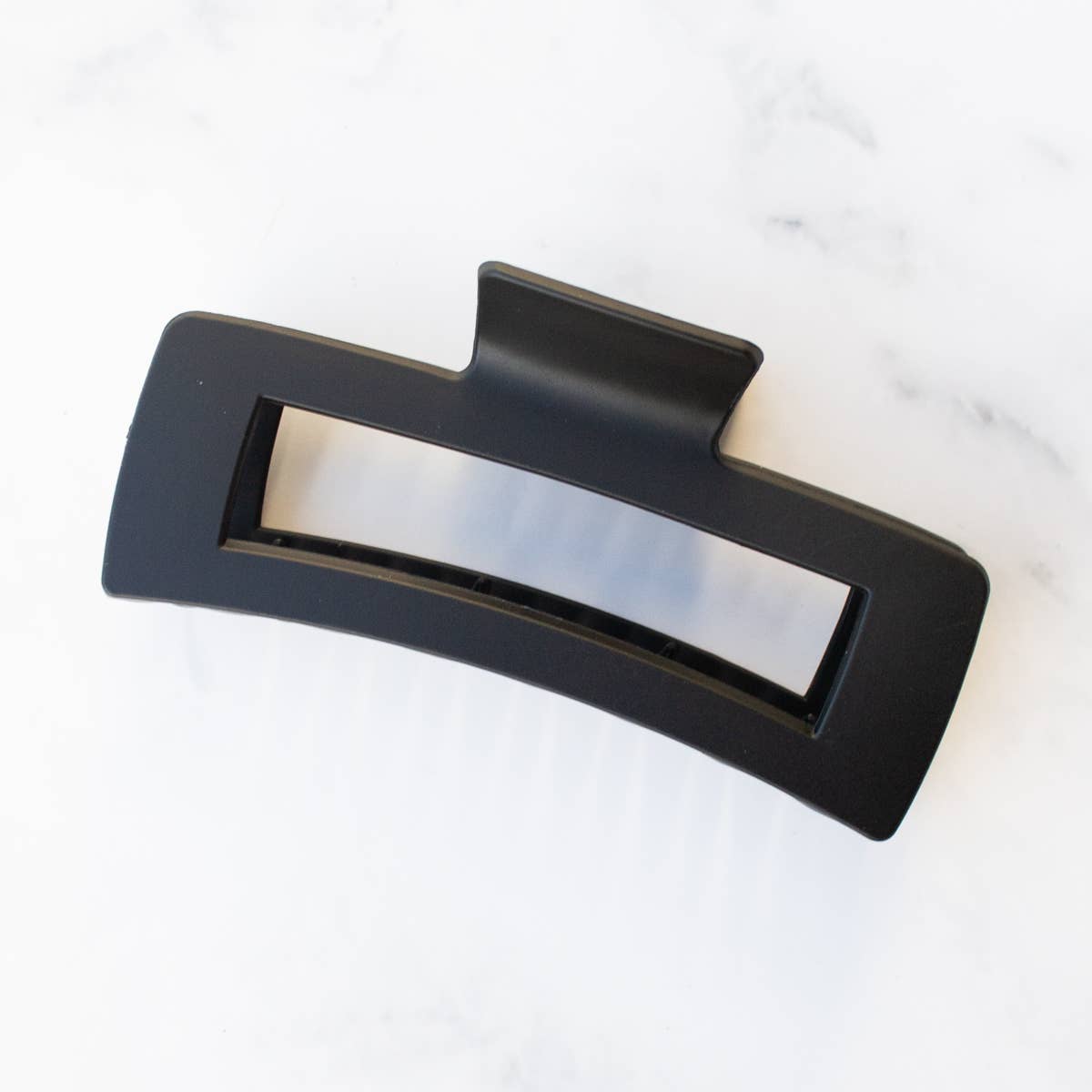 Jumbo Size 5 Inch Solid Long Square  Hair Clip