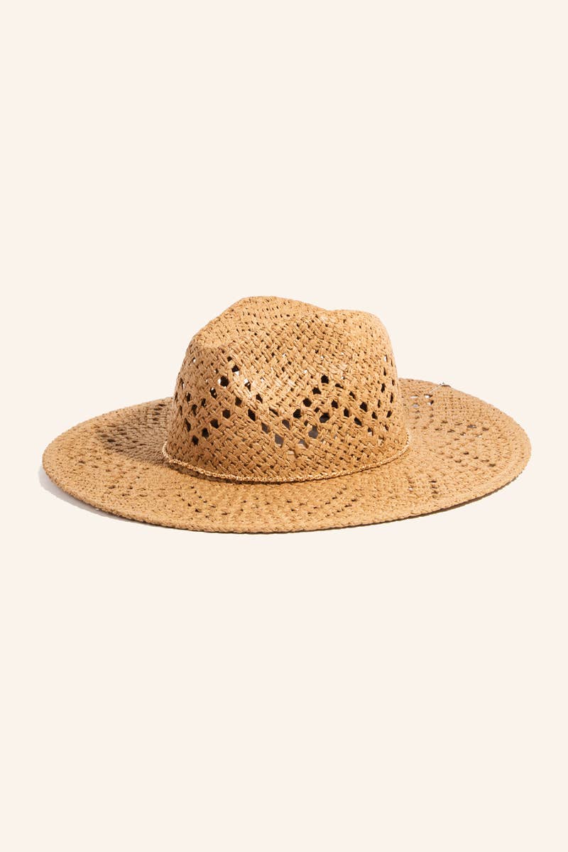 Rope Chain Straw Hat: KA