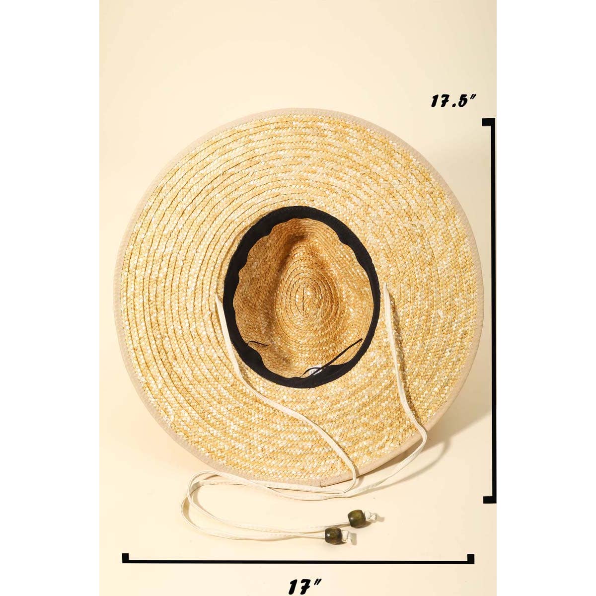 Chin Strap Straw Fashion Sun Hat