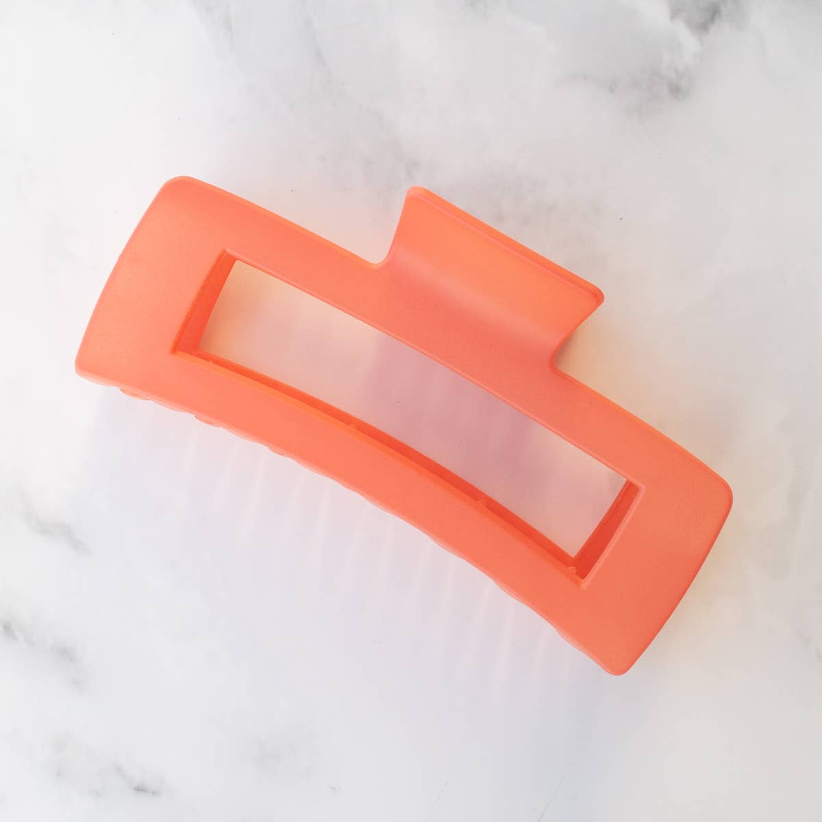 Jumbo Size 5 Inch Solid Long Square  Hair Clip