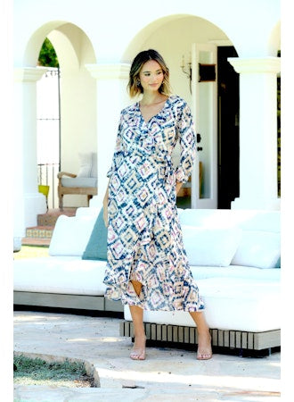 Chiffon RFL Wrap Dress