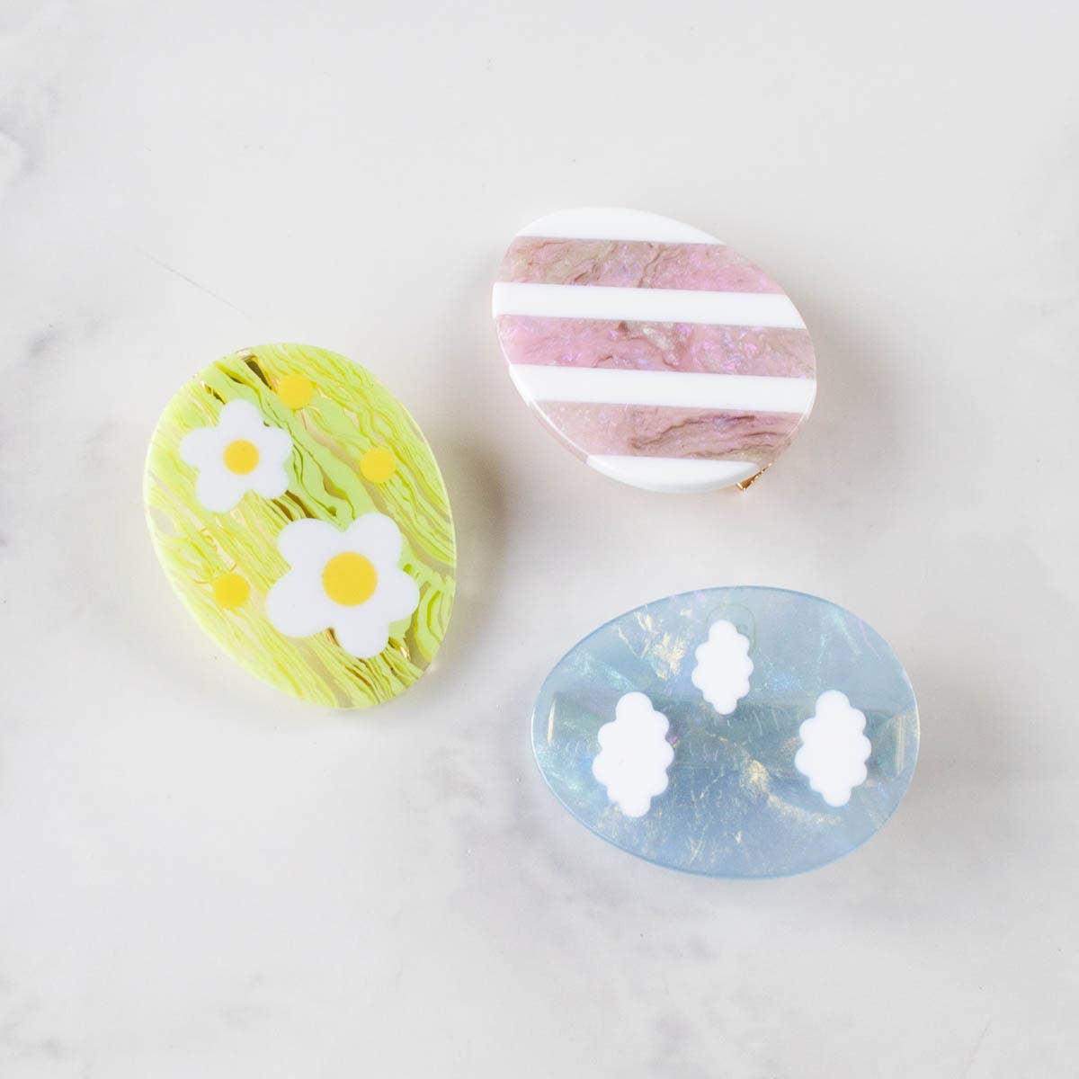 Eco Happy Oval Hair Pin