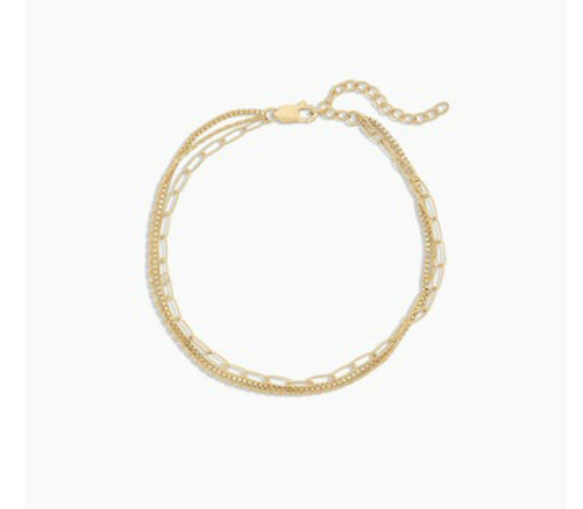 Rosalie Triple Strand Braclet