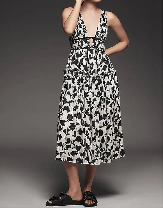 Laurel Smocked Back Midi Dress