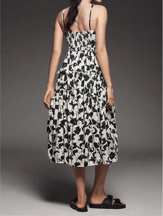 Laurel Smocked Back Midi Dress