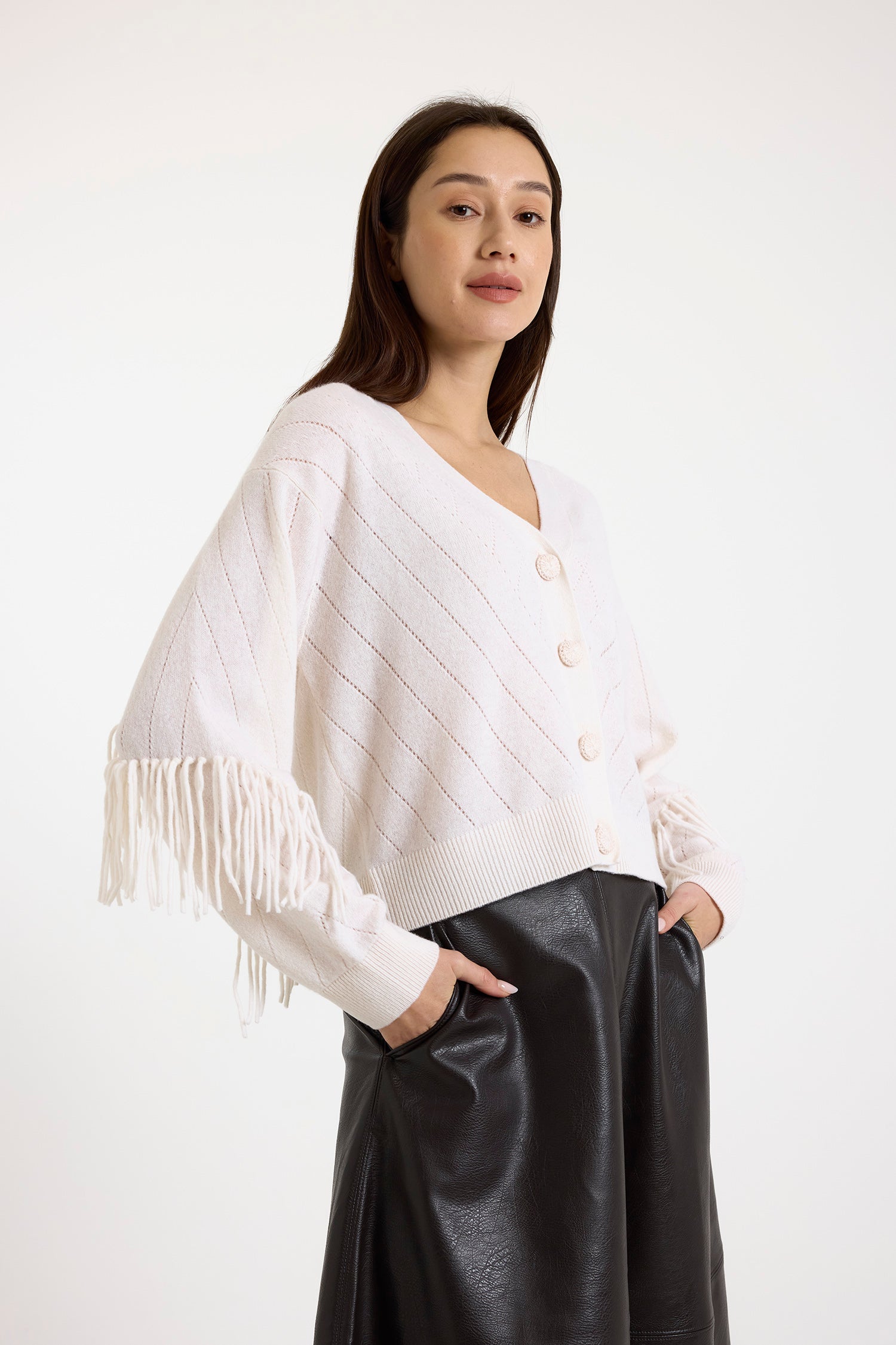 Ashley Fringe Cardi