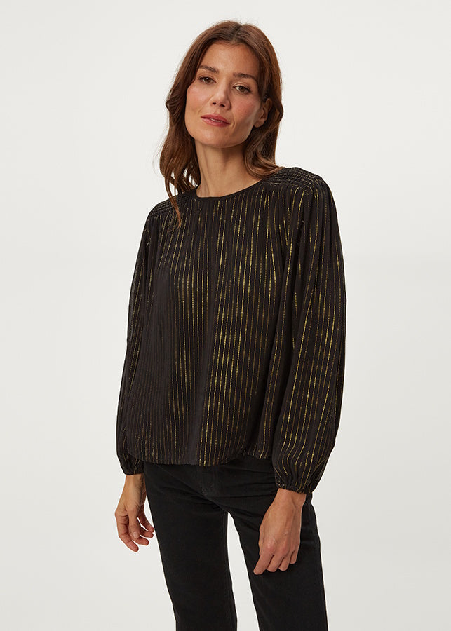 Dolly Blouse With Smocking Details