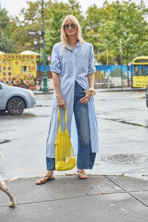 Striped Maxi Shirt Dress
