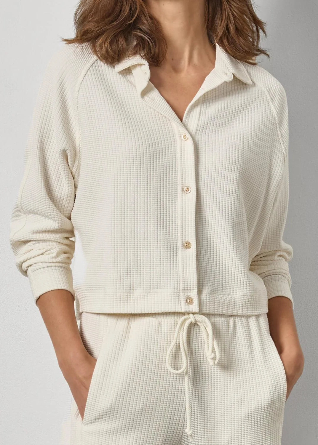 Easy Raglan Button Down