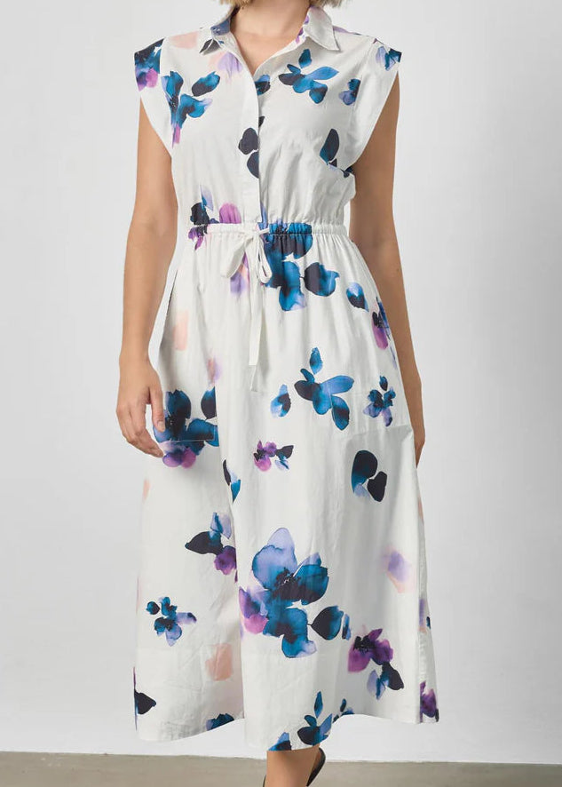 Gusset Sleeve Maxi Dress