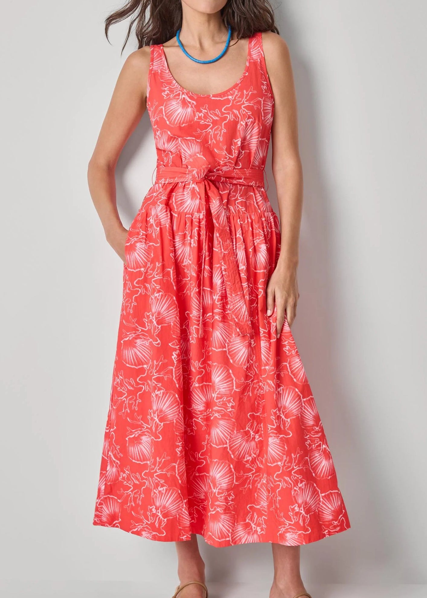 Poplin Maxi Dress