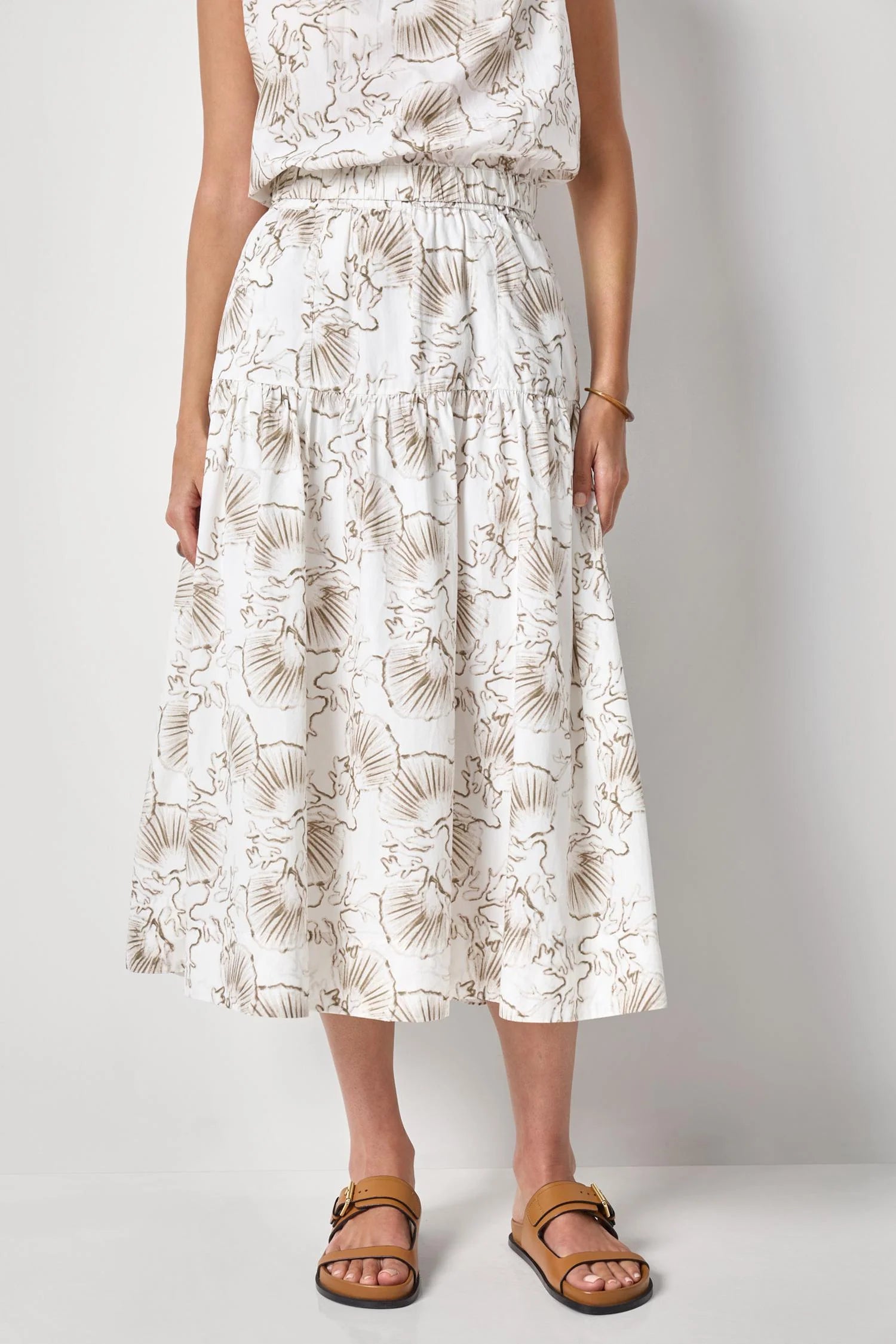 Poplin Yoke Skirt