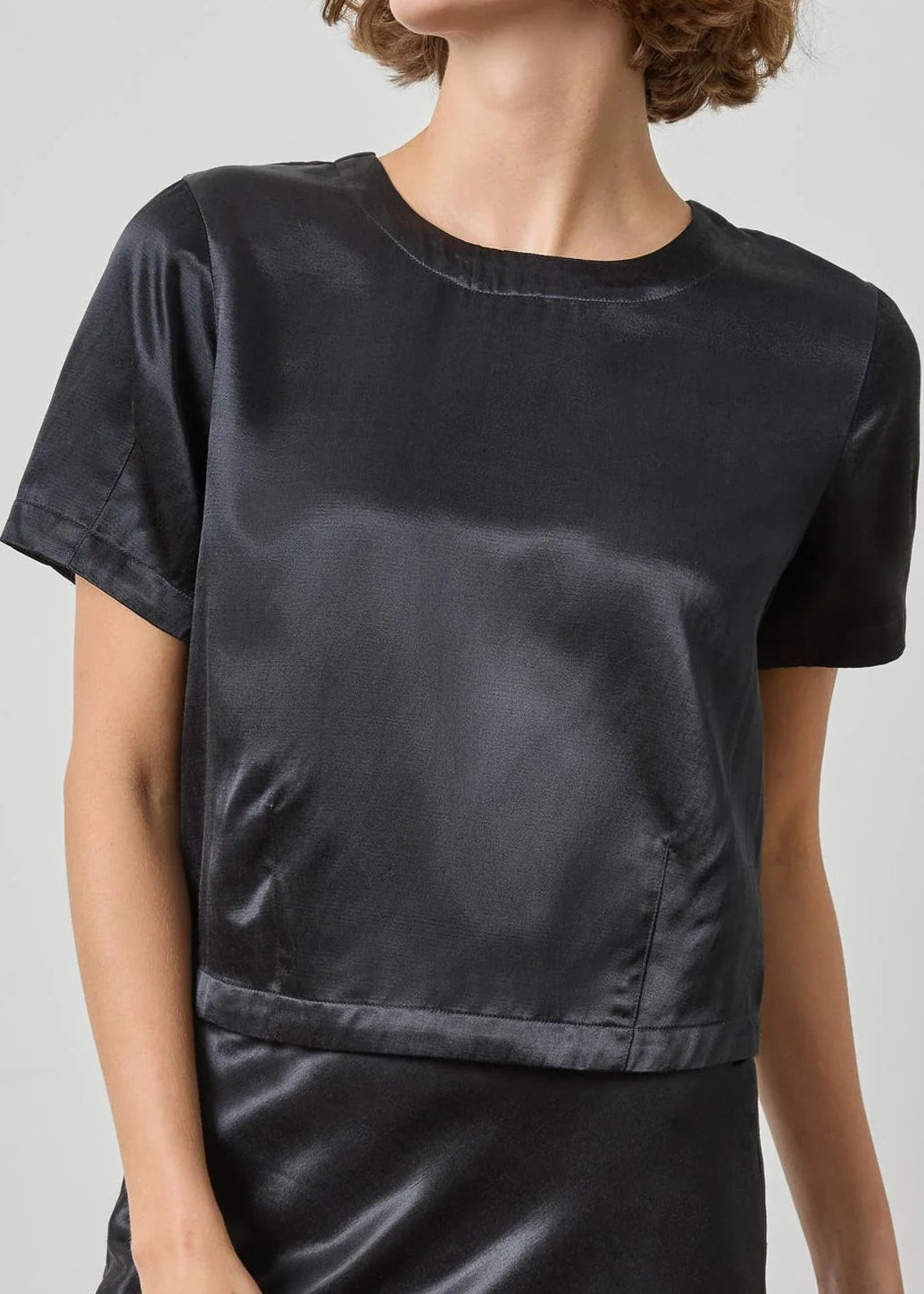 Slub Woven Darted Top