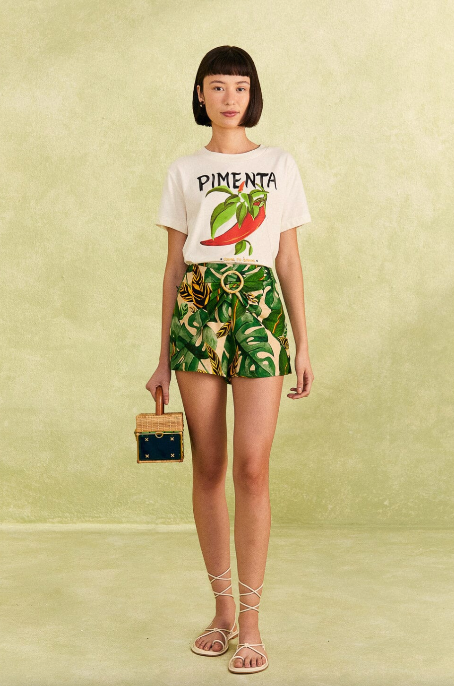 Tropical Leaves Shorts