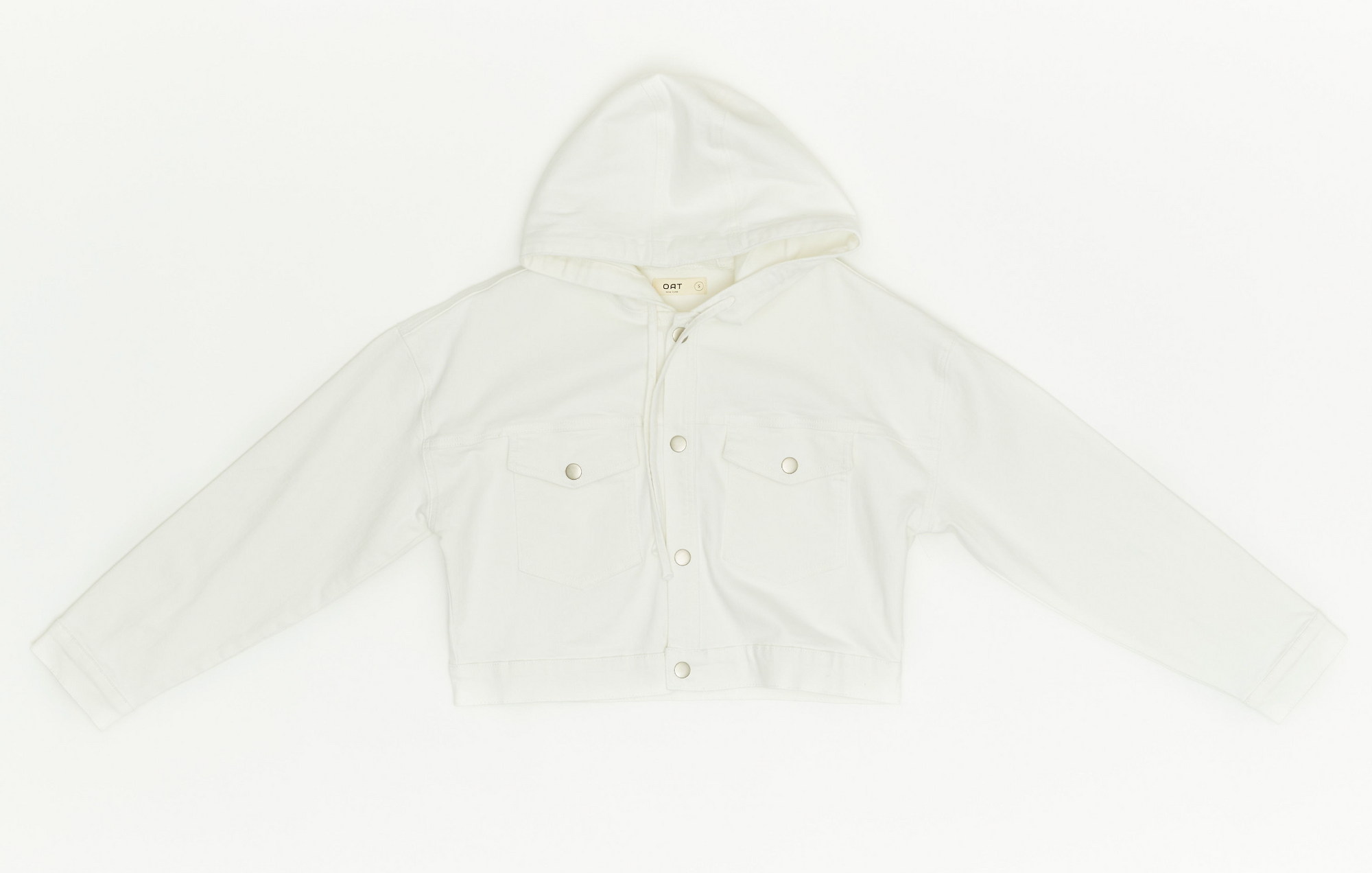 Short Patch Pocket Hoodie Jacket