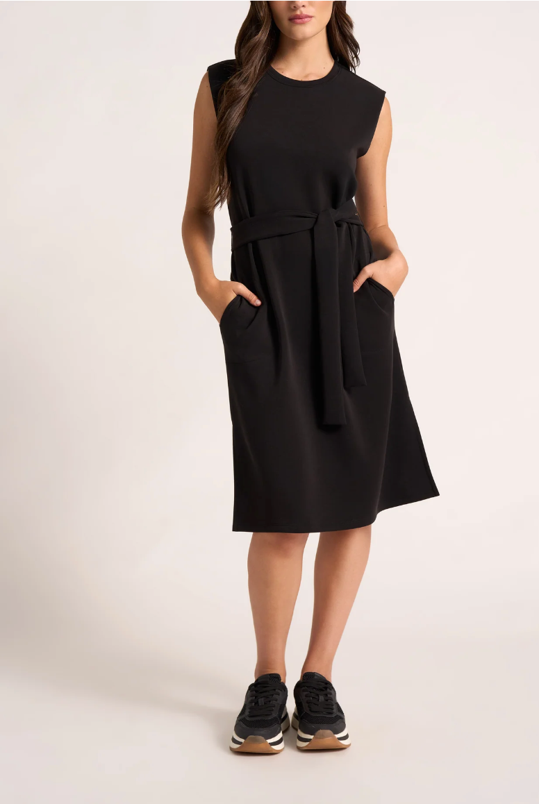 Aly Scuba Belted Mini Dress