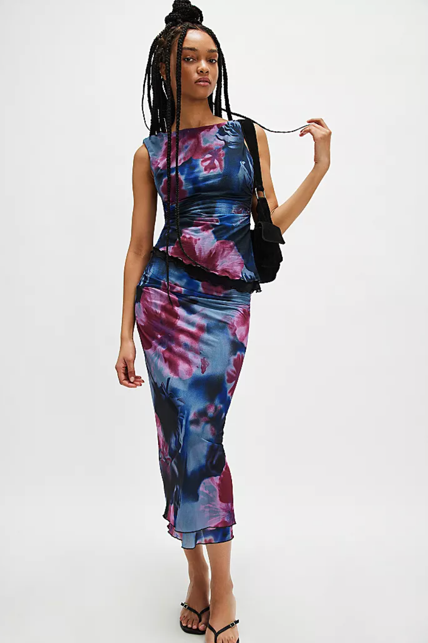 Sunset Mesh Maxi - Night Combo