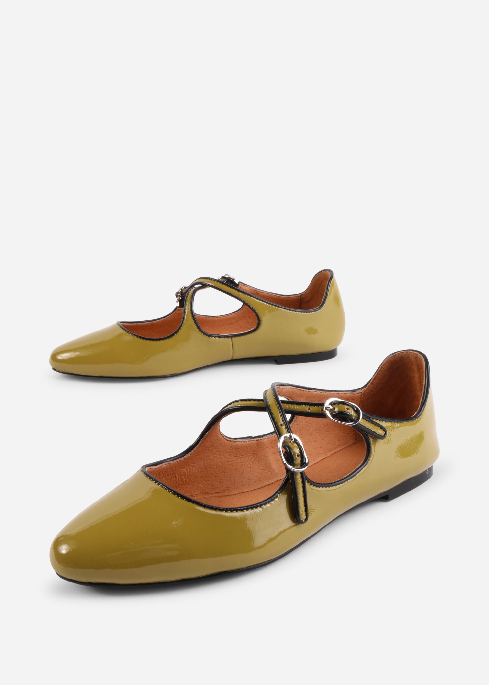 Vandam - Cumin Green Flat Shoes