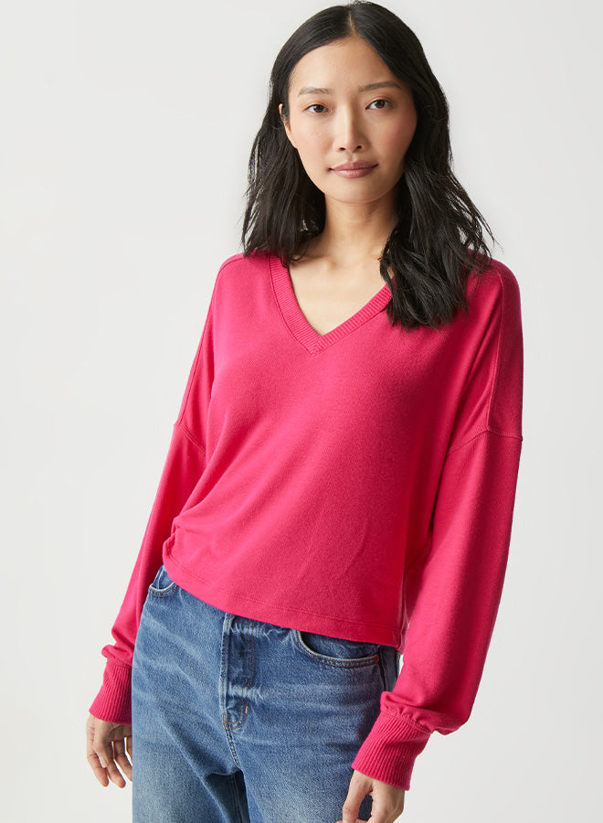 Vic Relaxed V-Neck Pullover