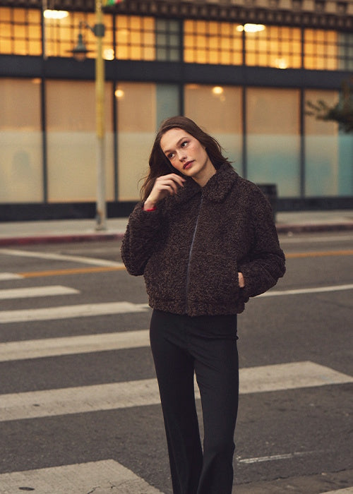 Ziggy Shaggy Shearling Jacket