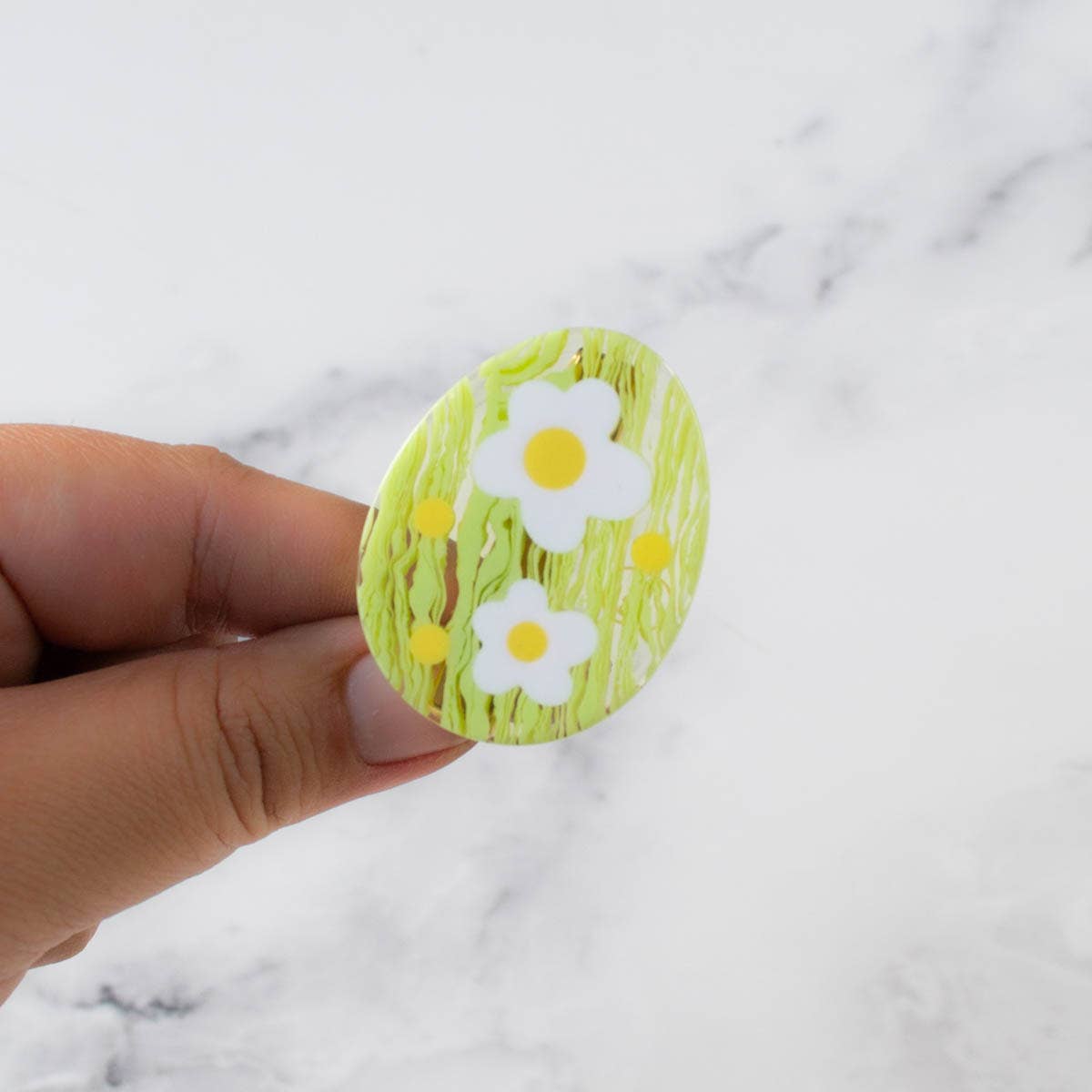Eco Happy Oval Hair Pin