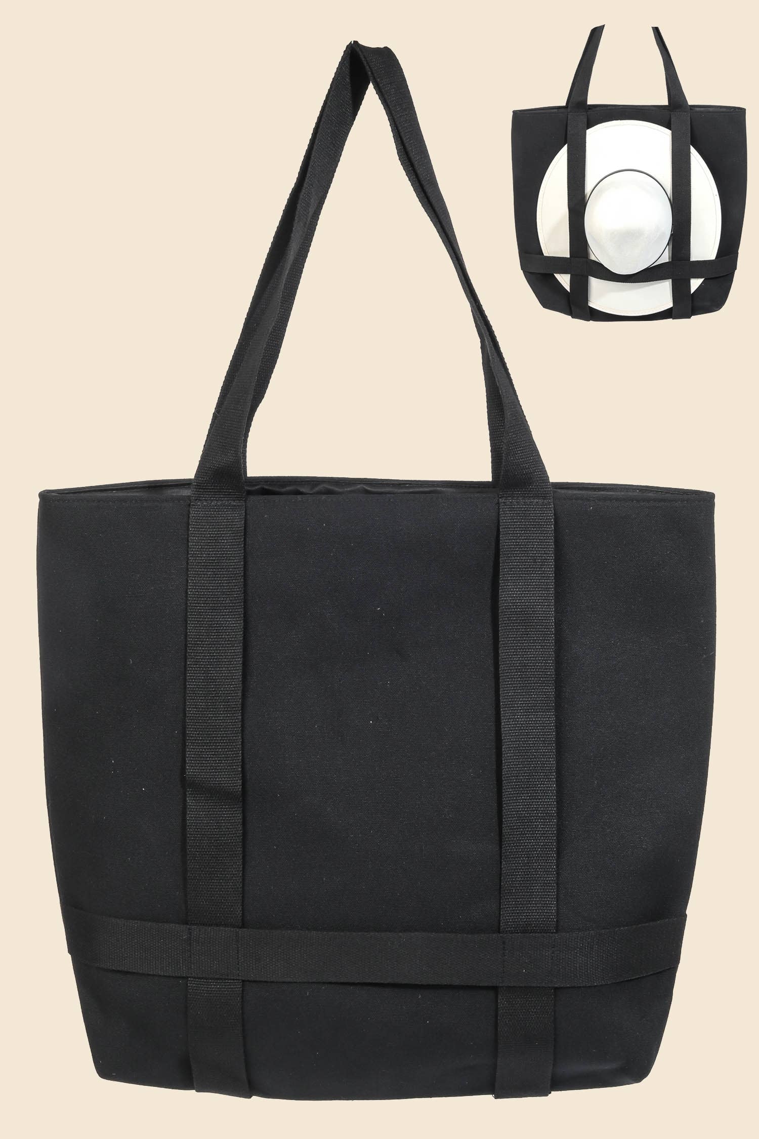 Square Hat Carrier Tote Bag