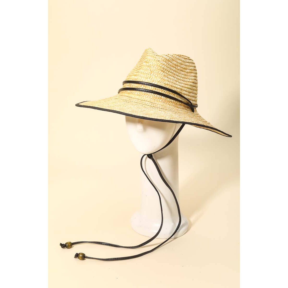 Chin Strap Straw Fashion Sun Hat