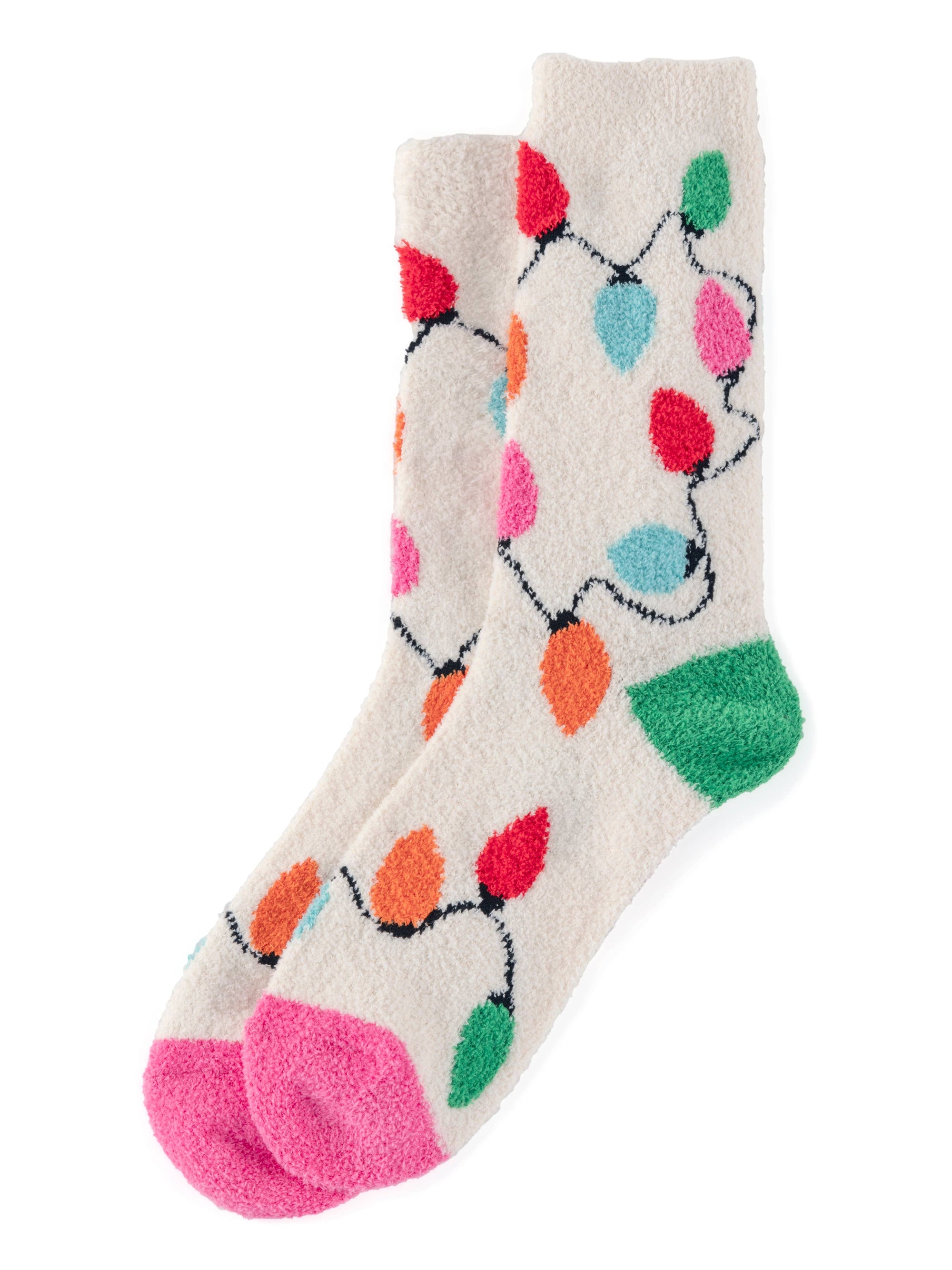 ANYA STRING LIGHTS SOCKS, IVORY