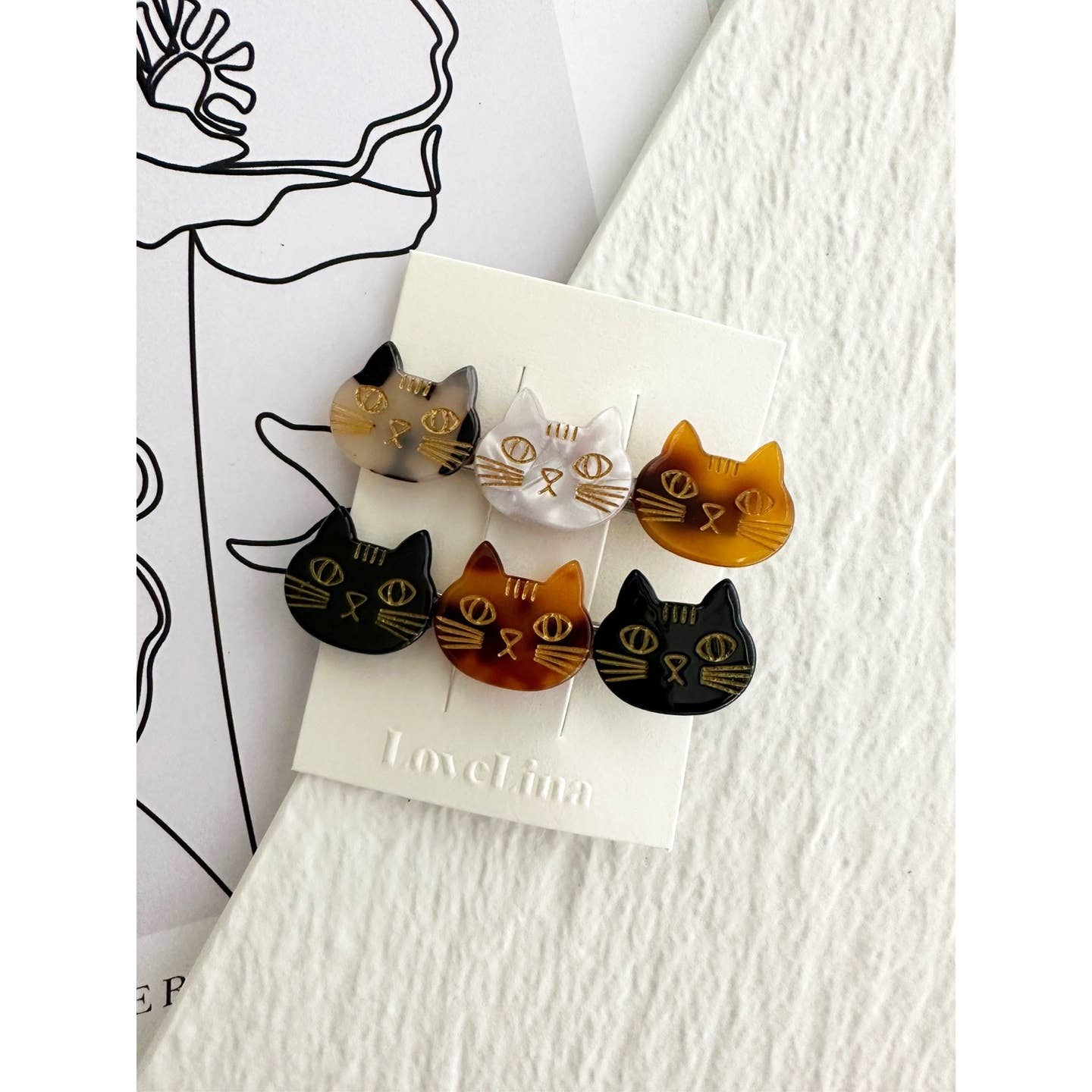 Mini Cat Hair Clips