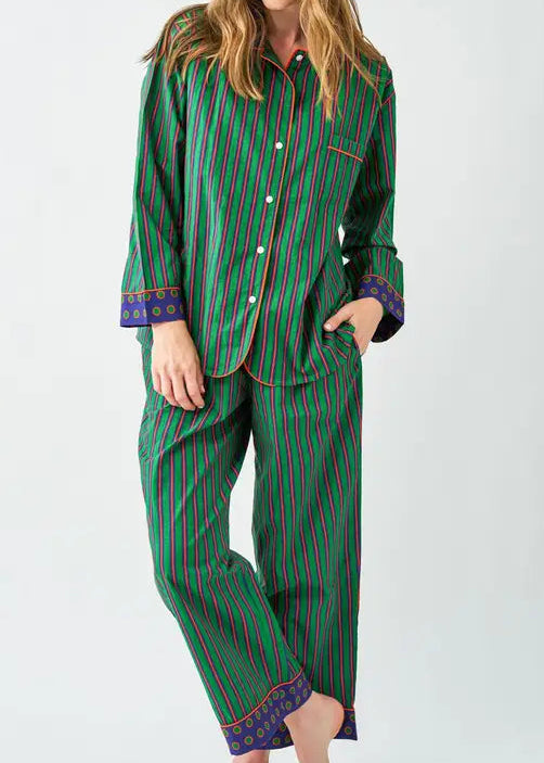 Bonnie Striped Pajama Set