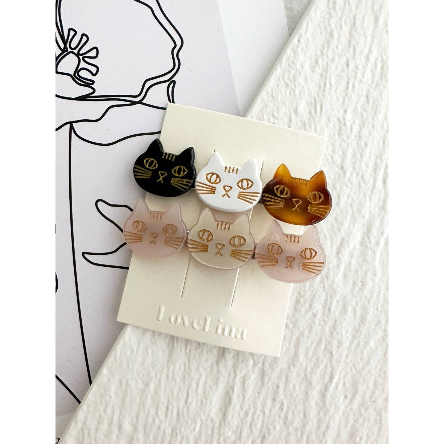 Mini Cat Hair Clips