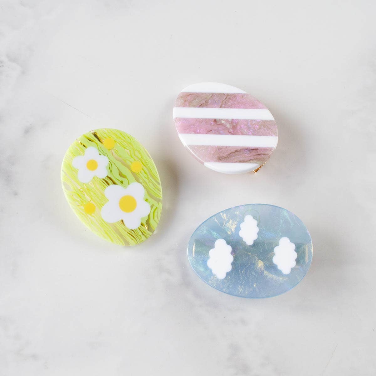 Eco Happy Oval Hair Pin