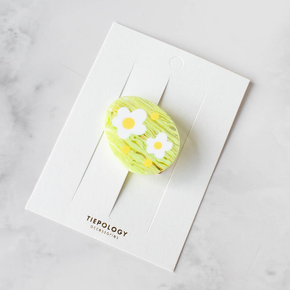 Eco Happy Oval Hair Pin