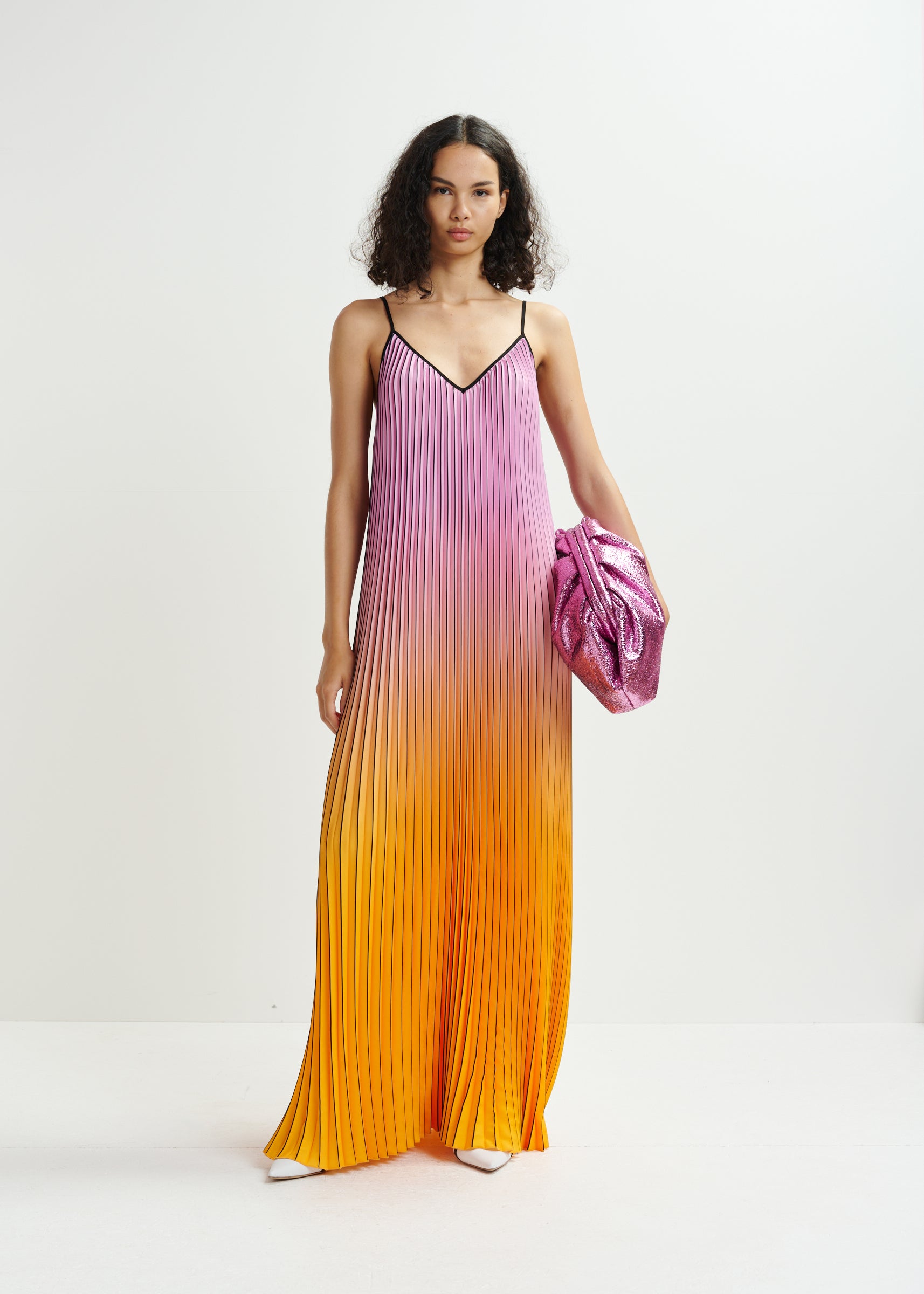 Haurus Pleated Maxi Dress